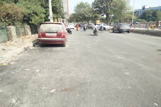 People's faces blossomed due to the construction of a dilapidated service lane for many years in Madhu vihar 