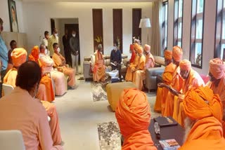 Delegation of veerashaiva swamiji meet DCM ashwath narayan