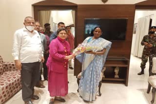 First step school director met the minister in Dhanbad