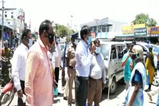 Corona prevention work: District Collector conducting live inspection!