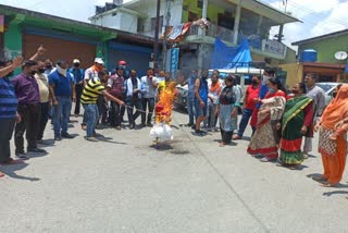 anti china protest rudraprayag