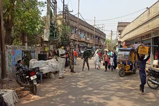 Encroachment removal campaign run in Jhajha police station road of Jamui