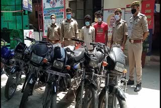 सहारनपुर थाना सरसावा पुलिस ने बाइक चोरों को किया गिरफ्तार.