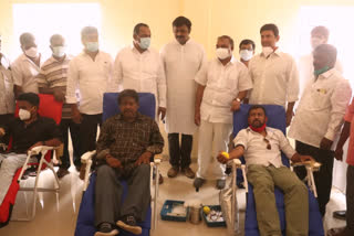 minister mallareddy inaugurated blooddoantion camp at contonment