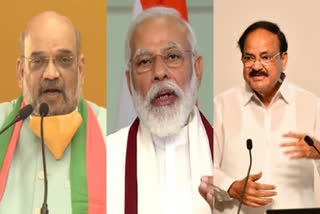 PM Modi, VP Naidu, Amit shahpay tribute to Swami Sree Narayana Guru