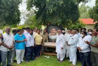 Siddaramaiah birthday celebration in Bagalakote