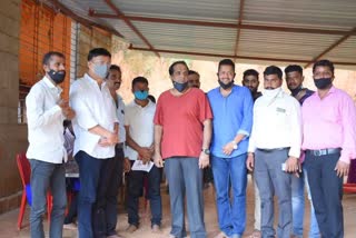 Mla Rajesh Nayk ulippadiguttu gave drive to ayushman card abhiyan