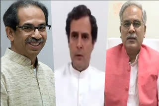 Rahul Gandhi Congress Approval Rating IANS CVoter Survey Alliance Chief Ministers Bhupesh Baghel Uddhav Thackeray Hemant Soren ராகுல் காந்தி ஹேமந்த் சோரன் ராகுல்காந்தி ஹேமந்த் சோரன் உத்தவ் தாக்கரே