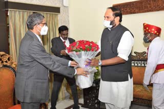 pcc president uthham kumar reddy met Chief Justice of the Supreme Court Justice NV Ramana