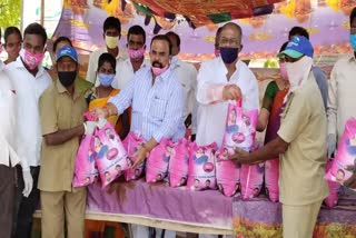 Gongidi Mahender Reddy Distributes Groceries For 700 Families 