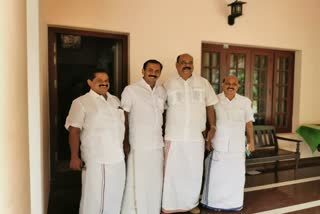 Shone George Pala visited MLA Mani C Kappan