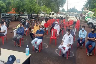 Peace committee meeting in Kolaras police station