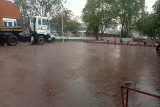 Heavy rain in Khairagarh