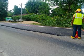 Repairing of NH-143 started in Simdega