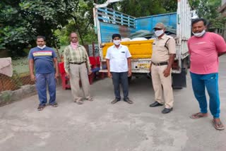 pds rice seize, Kagaznagar, kumaram bheem asifabad