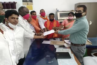 BJP leaders submitted memorandum to Governor in dumka