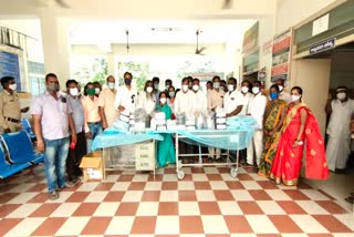   Distribution of medical equipment under Roja Charitable Trust