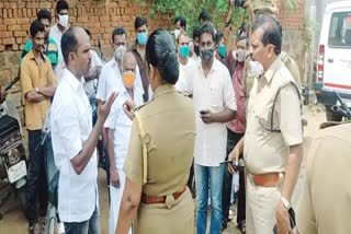  Theni People protesting against construction mosque