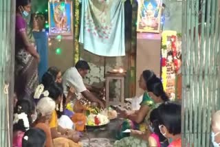 BJP members special Pooja for ayodhya Ramar Temple 