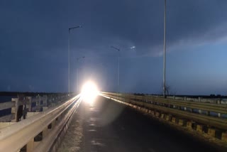     Electric lights problems on balayogi bridge at Kona Seema