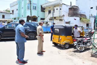 incharge sp praveen kumar inspection in nirmal