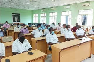 Vote counting meeting in Perambalur