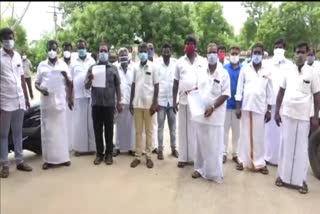 panchayat Prisedent petition to the Collector In Pudukottai