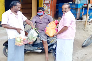 MLA Ponmudi who helped the differently abled person