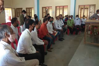 Citizens and NHAI officials meeting regarding road accidents 