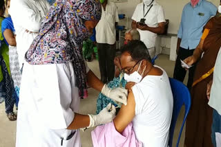 corona second dose vaccination program in mulugu