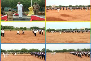 Self defense training for Karur Armed reserve Police