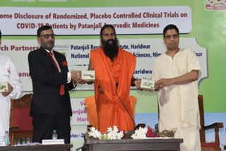 Notice sent to NIMS hospital for conducting trials of Patanjali drug on COVID-19 patients.