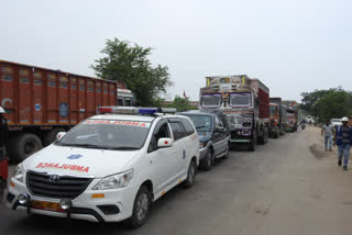 highway jam in hamirpur