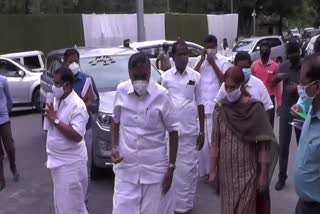 minister k.p anbalagan inspect chief ministers program works in dharumapuri 