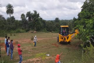 electricity sub-station work started in Dumka