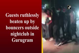 bouncer beats guest in haryana