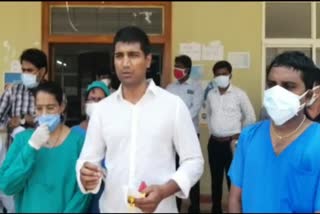   MP inspects Chilakaluripeta Social Health Centre 