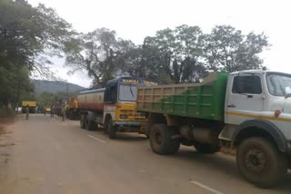 Break on heavy load vehicles