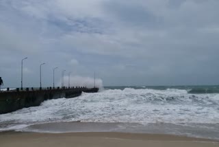 Rameswaram seen with sea rage