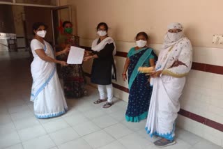 asha activists letter to district health officer, asha activists demands 