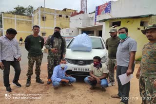 Two interstate hemp smugglers arrested in Kabirdham