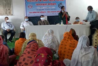 women during awareness program 