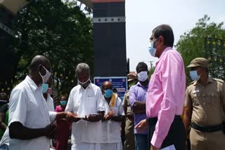 Panchayat chairman does no good - Public petition to District Collector