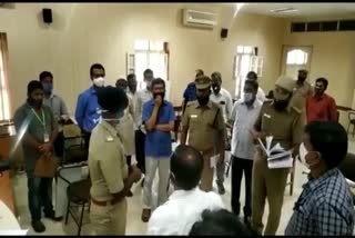 நீட் தேர்வு மையங்களில் திருப்பத்தூர்  துணை ஆட்சியர் ஆய்வு!