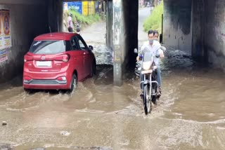 Public suffers from stagnant rain water on roads!
