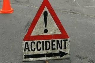 Road accident in chandauli