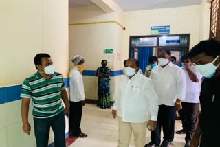 mla manikya rao visit Zahirabad  government hospital 