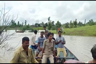 Flood condition in dewas