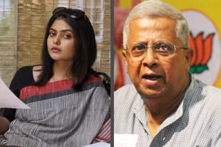 bjp leader tathagata ray with sayani ghosh