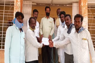 Karnataka State Dalit Conflict Committee protest in surapura